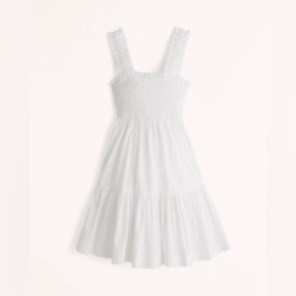 Smocked Bodice Easy Mini Dress - Picture 3 of 8